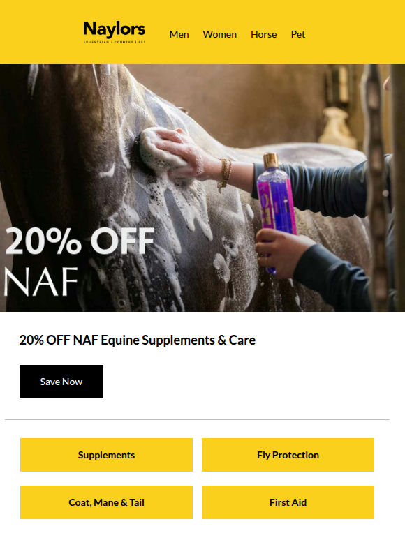 20% OFF NAF