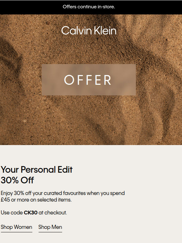 Your Personal Edit: Summer Offer