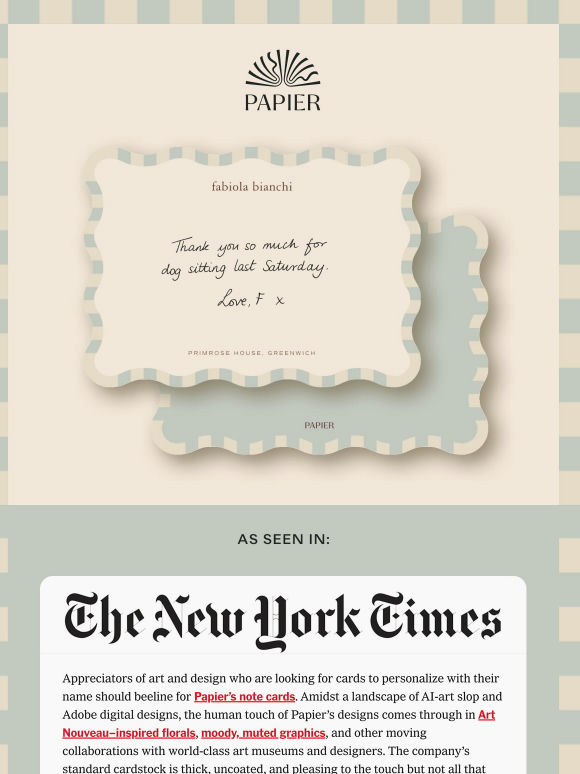 NYT-approved notes