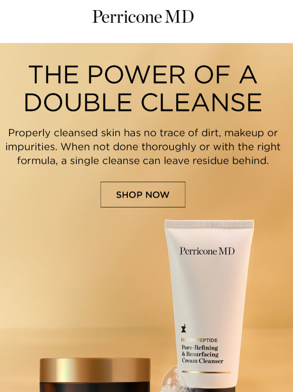 The power of a double cleanse..