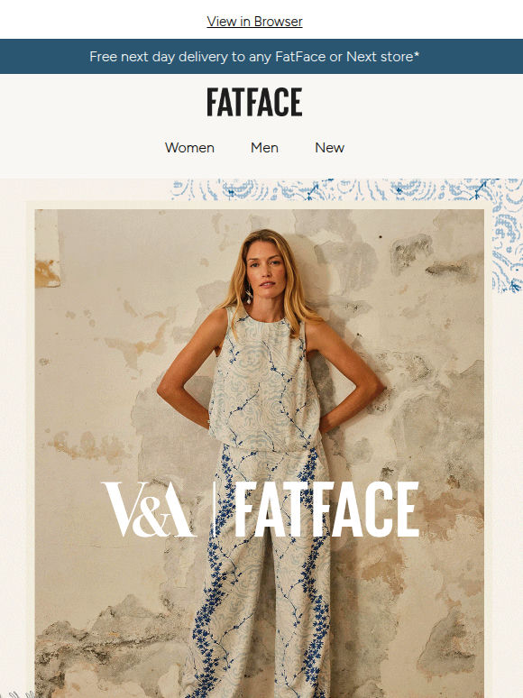Introducing... V&A | FatFace