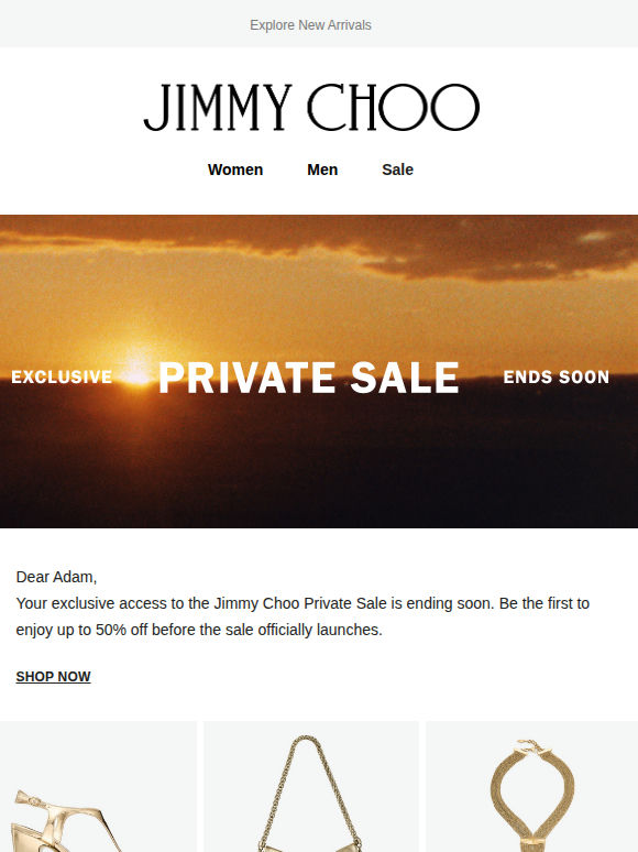 Dear Adam, Exclusive Access Ends Soon