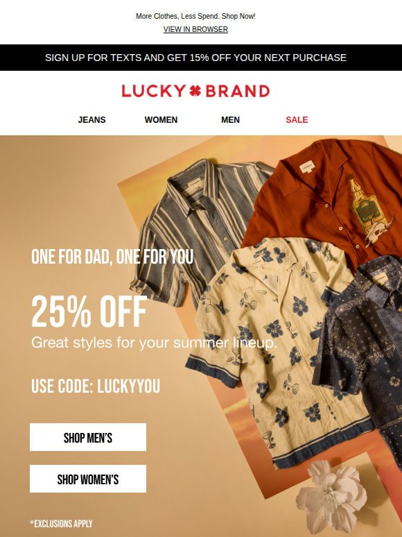 Get 25% Off Summer Styles All Weekend