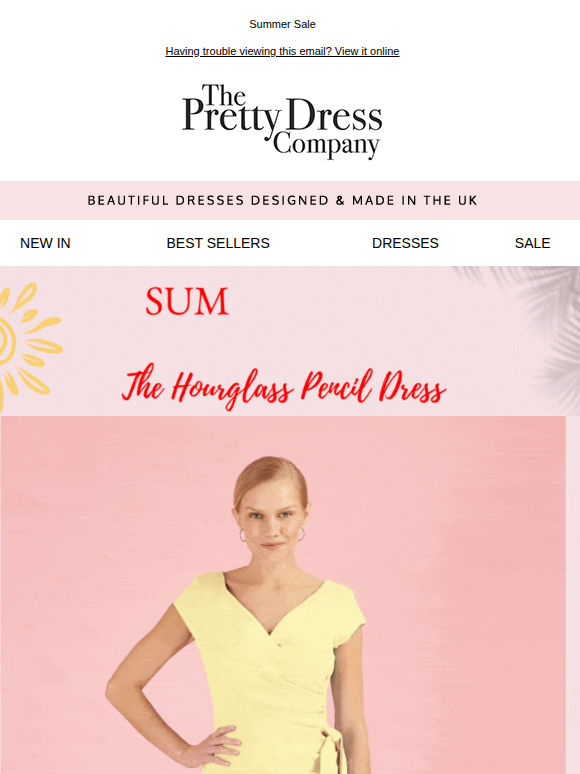 Summer Sale – New Lines added – The Hourglass Pencil Dress