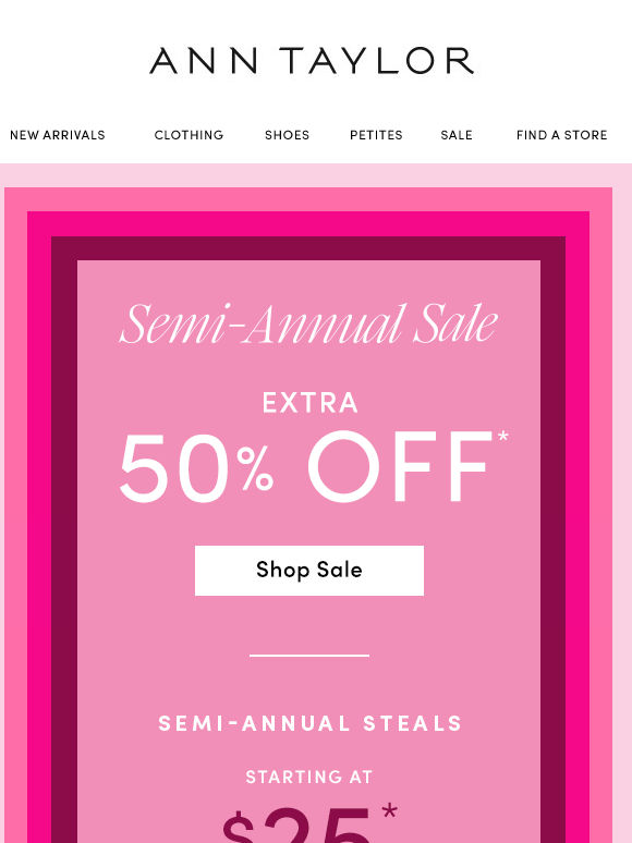 It’s Time For Style Steals Starting At $25