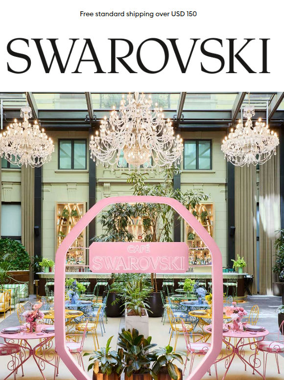 Indulge in the Café Swarovski experience