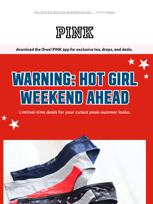 (Panty) Party's Still On: 10/$40 🎉
