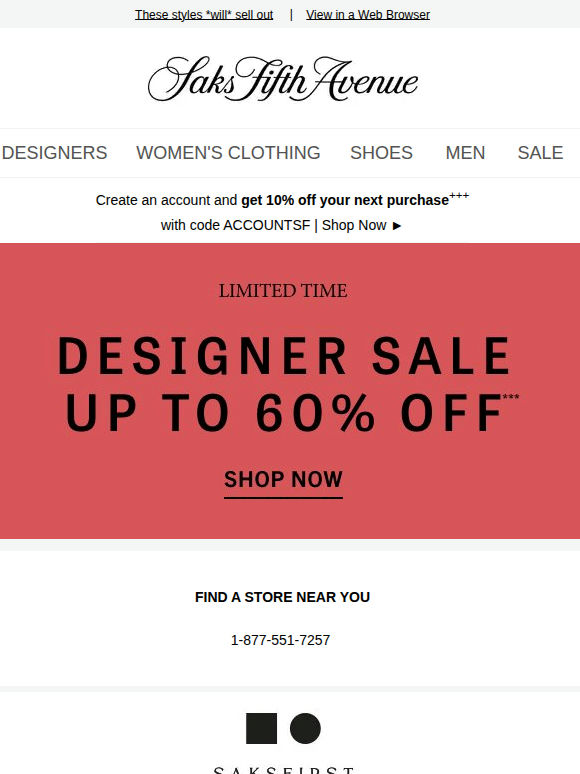 Hurry for up to 60% off