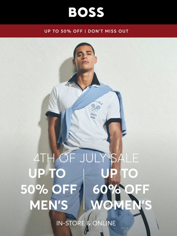 Don't miss out on up to 50% off!