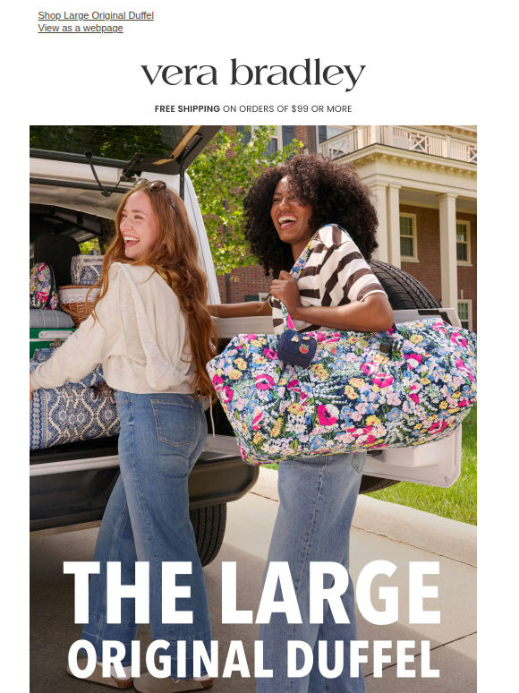 Our viral duffel's a summer travel must