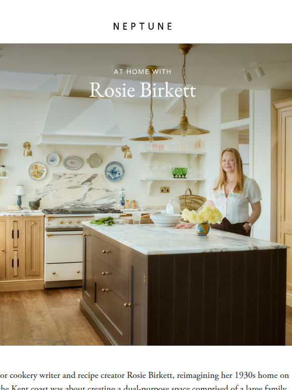 At home with Rosie Birkett