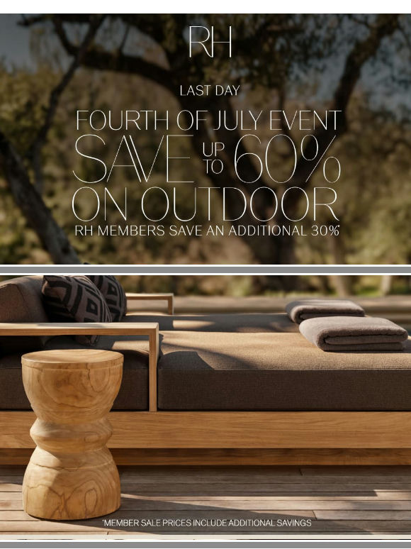 Enjoy Up to 60% Off Outdoor. Last Day of the 4th of July Event.