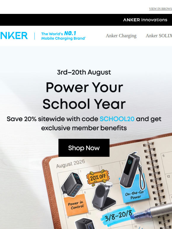 Get Set for September with These Charging Deals
