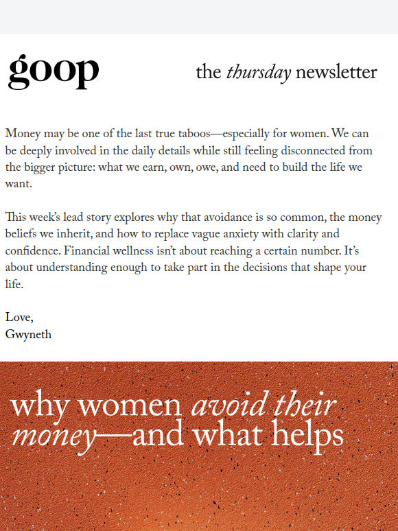 the Thursday newsletter