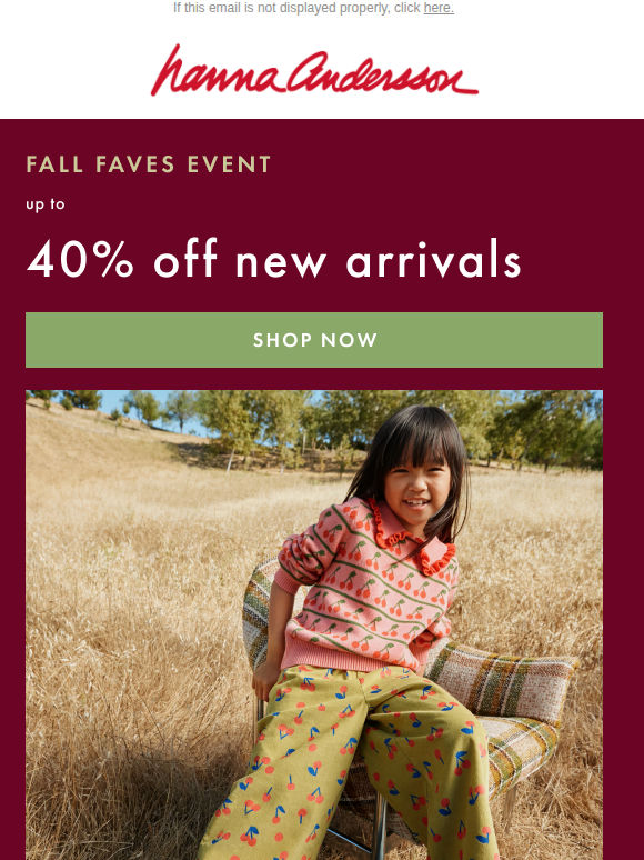 Fall Faves Up To 40% Off + New Hannaween!