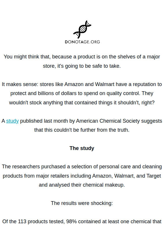Revealed: 98% of Products Tested Contained Chemicals That Weren't On The Label 