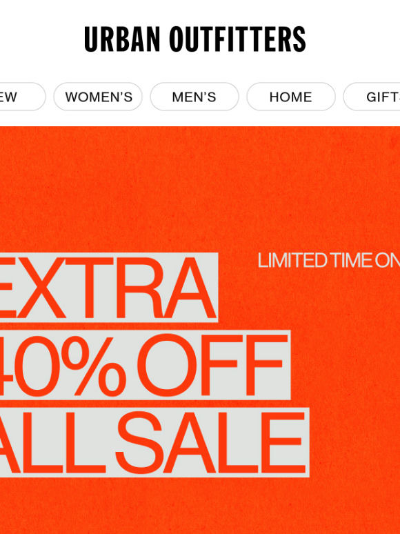 Add to Cart: Extra 40% OFF Sale Styles