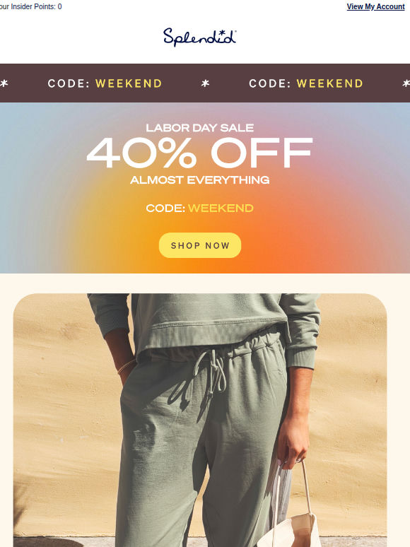 The Best Part? It’s All 40% OFF