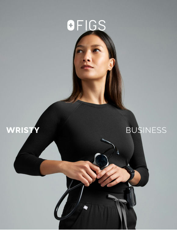 Wristy Business: The Salta Seamless ¾ Sleeve Underscrub