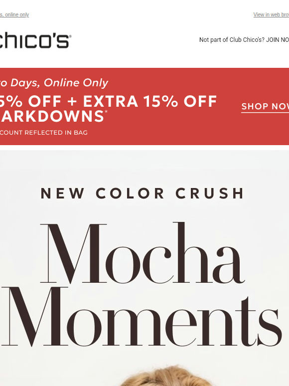 25% + EXTRA 15% off Sale