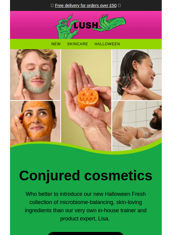 Unpack our Halloween Fresh collection