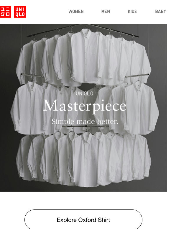 UNIQLO Masterpiece: Oxford Shirt