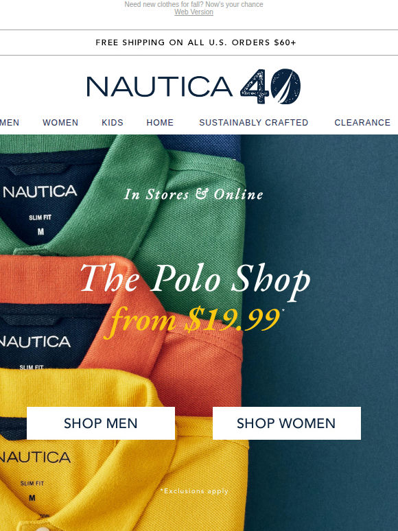 Polos from $19.99 + EXTRA 20% OFF $150 or more!