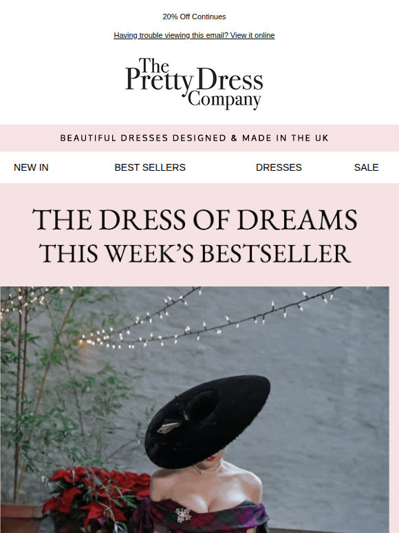 The Dress of Dreams, this week’s Bestseller | 20% Off Continues
