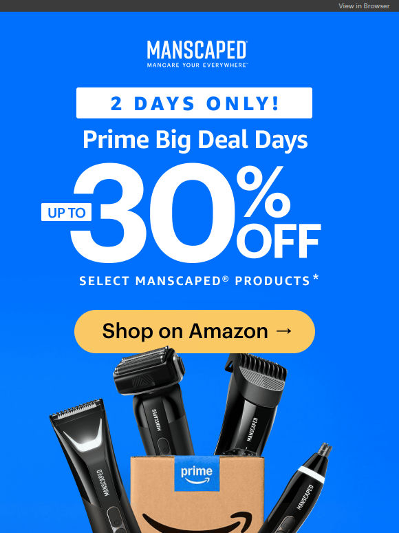 📦 2 DAYS ONLY: Prime Big Deal Days!