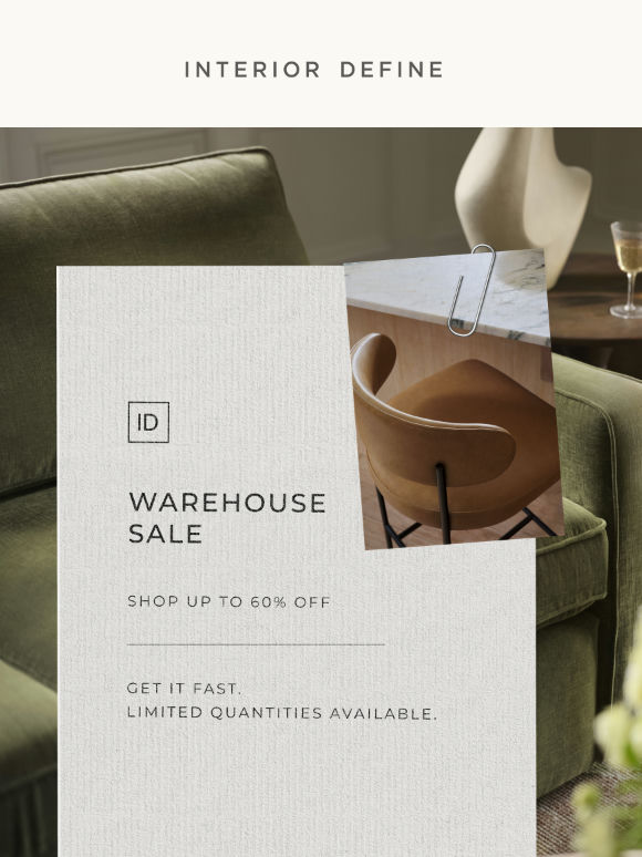The Warehouse Sale: up to 60% off
