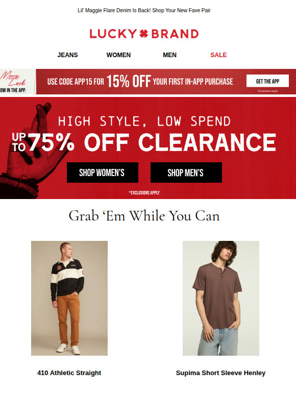 Have You Shopped Up To 75% Off??