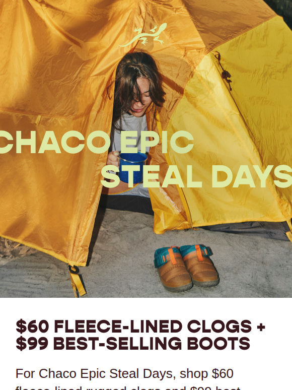 Limited time: $60 rugged clogs + $99 best-selling boots!