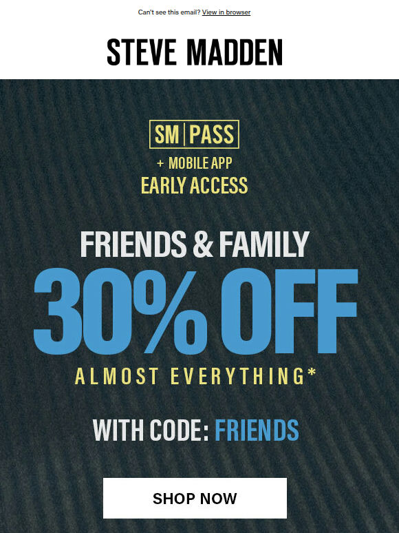 SM PASS Early Access: 30% Off