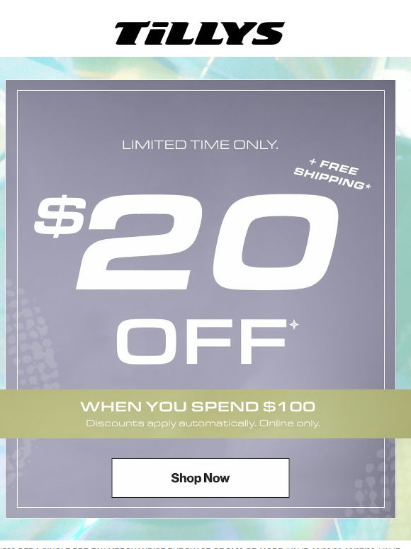 $20 Off 🤑 + Free Shipping