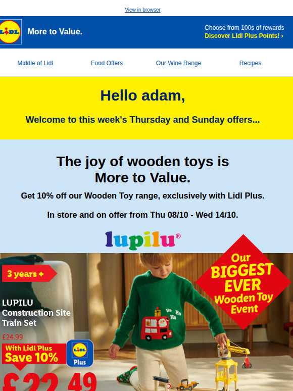 10% off Wooden Toys...Fun-tastic! 🚂