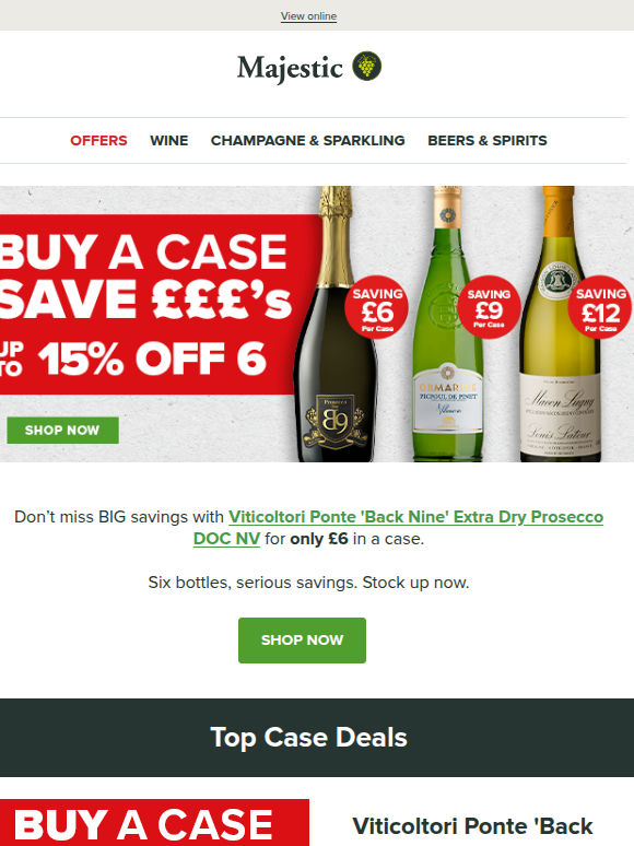 Buy 6 & save: Prosecco £6, Picpoul £8, Mâcon-Lugny £14.50