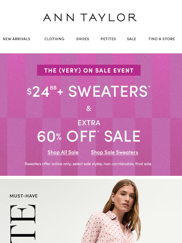 The (Very) On Sale Event Starts Now!