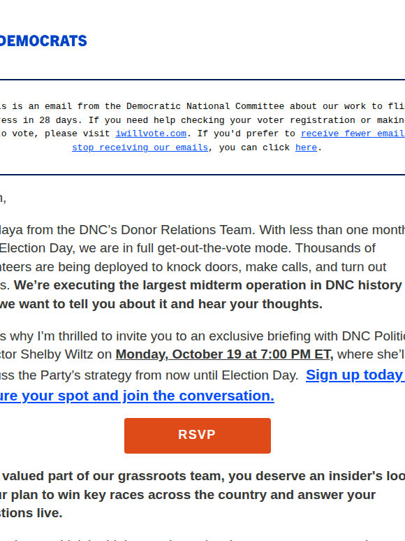 [Exclusive Grassroots Strategy Session] 15 Days Until Election Day