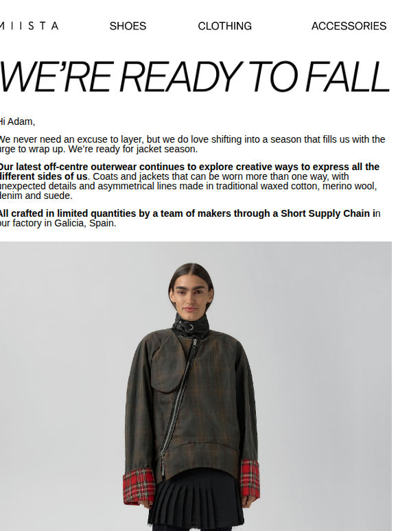 We’re ready to fall