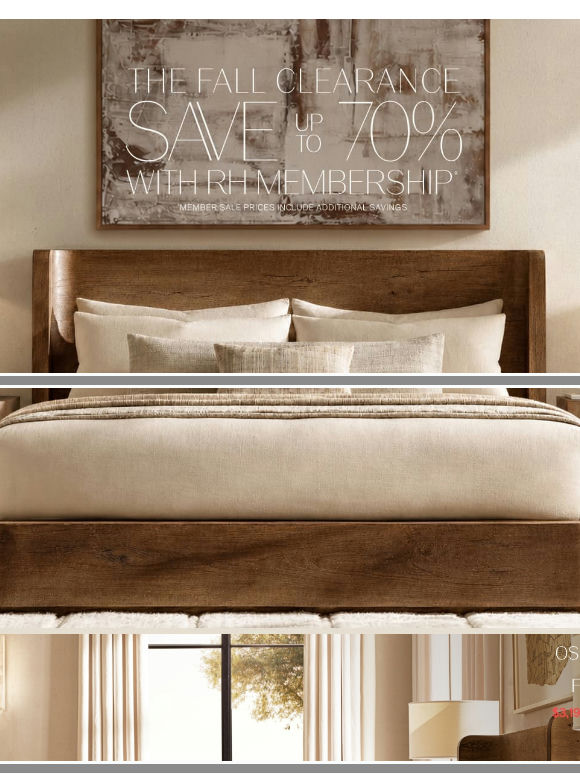 The Fall Clearance. Save Up to 70% on Bedroom, Dining, Outdoor & More.