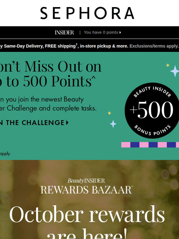 Did you know that points = rewards?