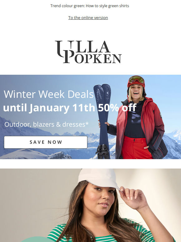 ⏰ Now on sale: jackets, dresses & more up to 50% off