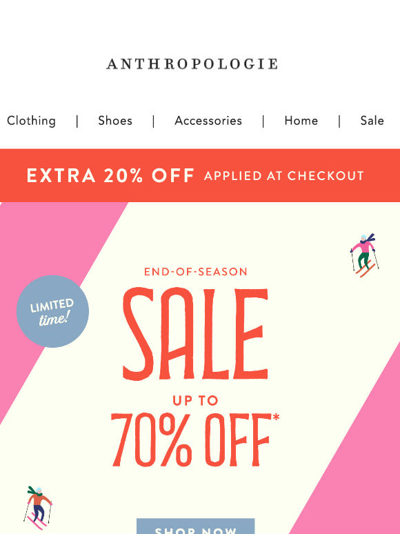 EXTRA, EXTRA 20% OFF SALE