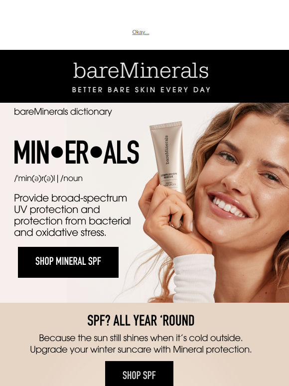 Siri, define Mineral SPF