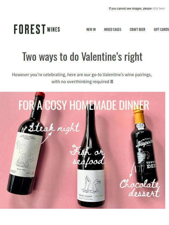 Love, Wine & Dinner Plans