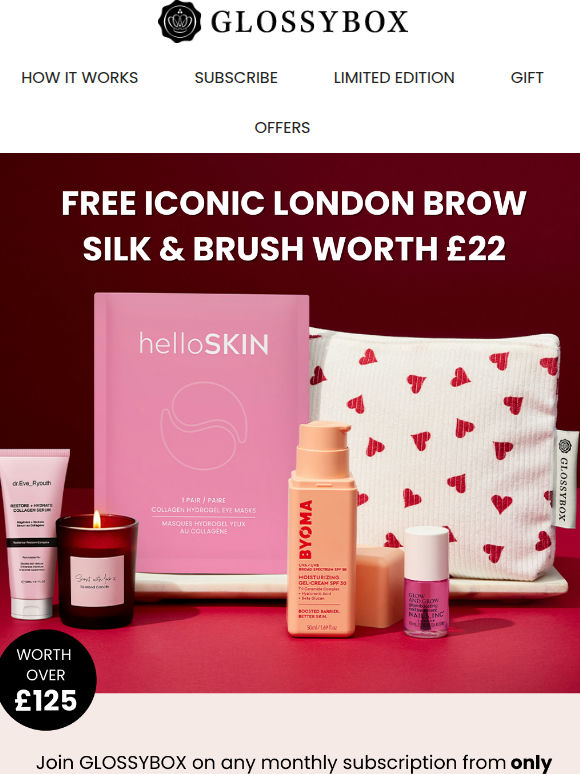 A special gift for your first GLOSSYBOX 💌