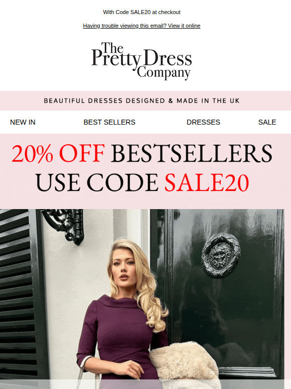 Back in Stock Bestsellers with 20% Off use code SALE20