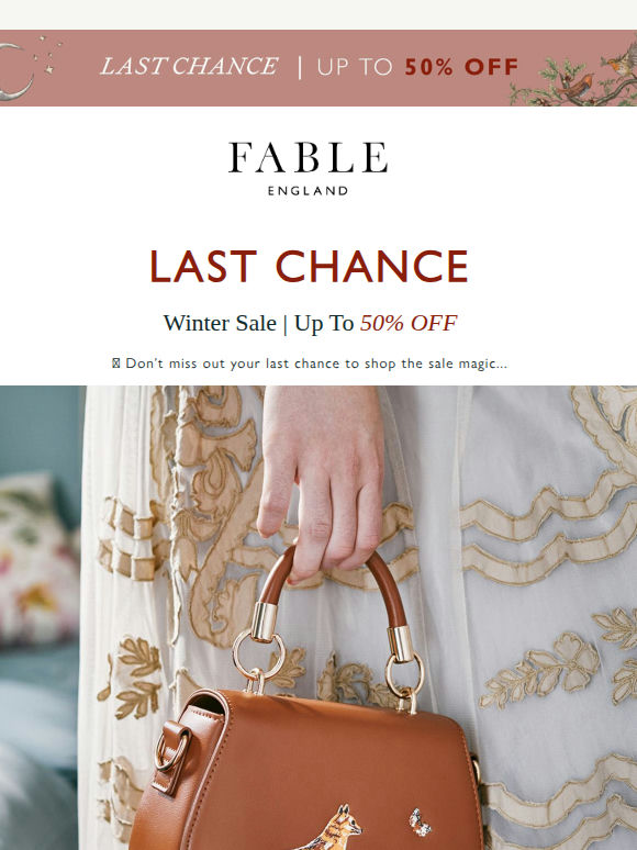 ⏰ Last few days... sale magic ends soon ✨