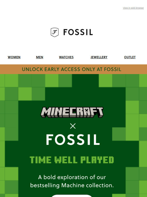 ⛏️ MINECRAFT x FOSSIL