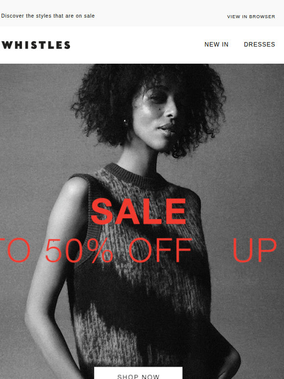 Shop your favourites today – up to 50% off